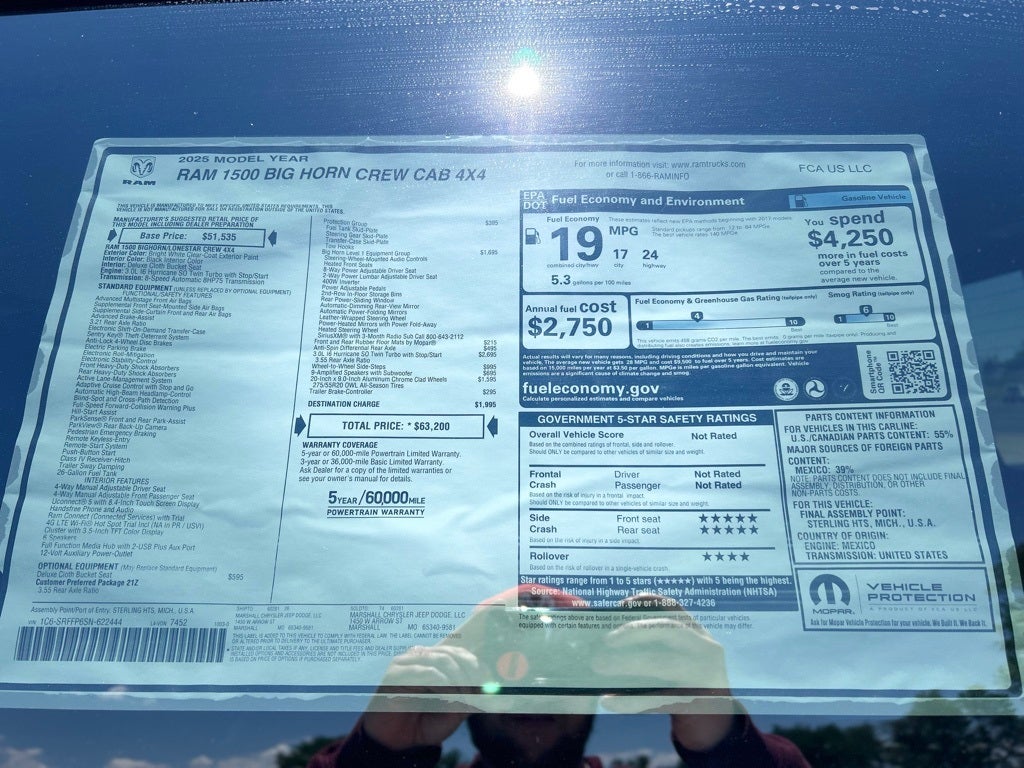 2025 RAM 1500 Big Horn/Lone Star