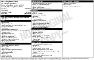 2011 Dodge Nitro Heat
