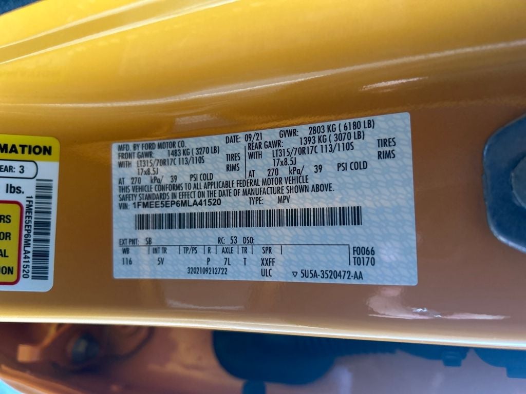 2021 Ford Bronco First Edition