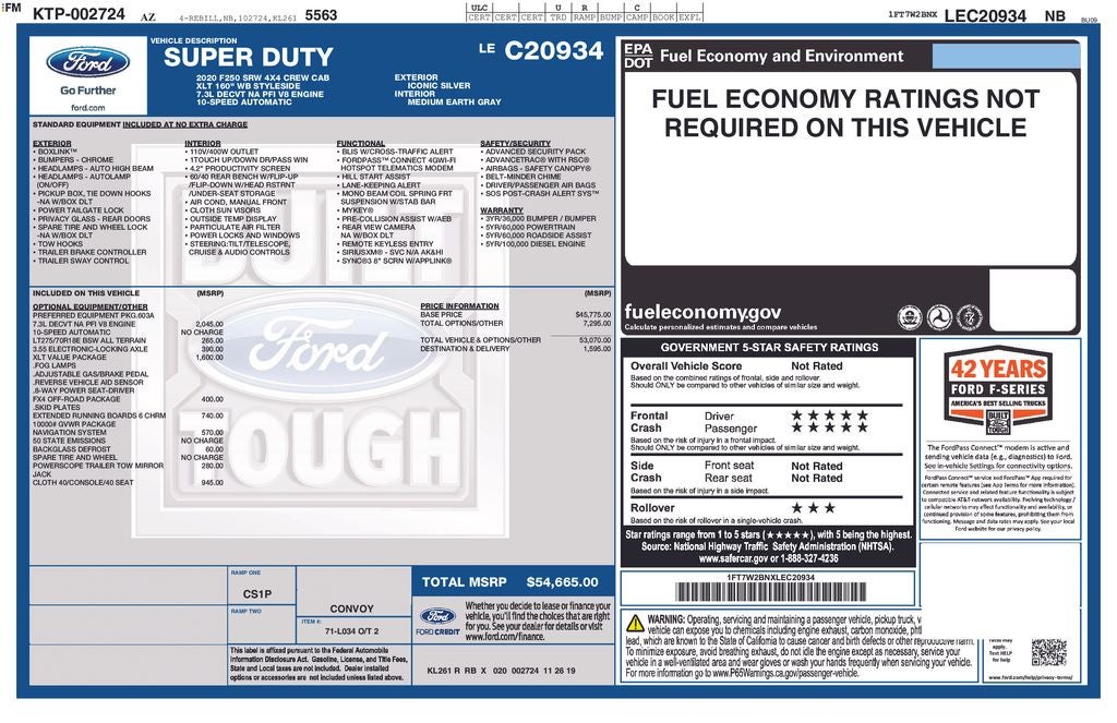 2020 Ford F-250SD XLT