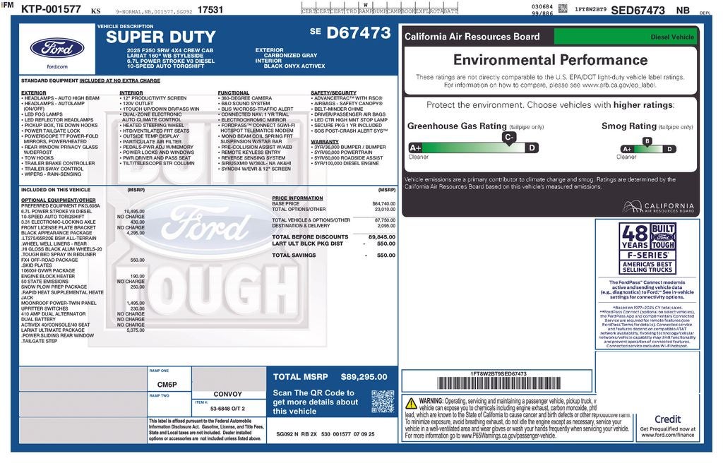 2025 Ford F-250SD Lariat