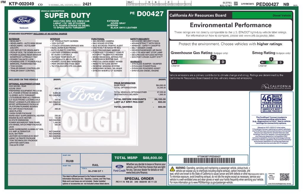 2023 Ford F-350SD Lariat