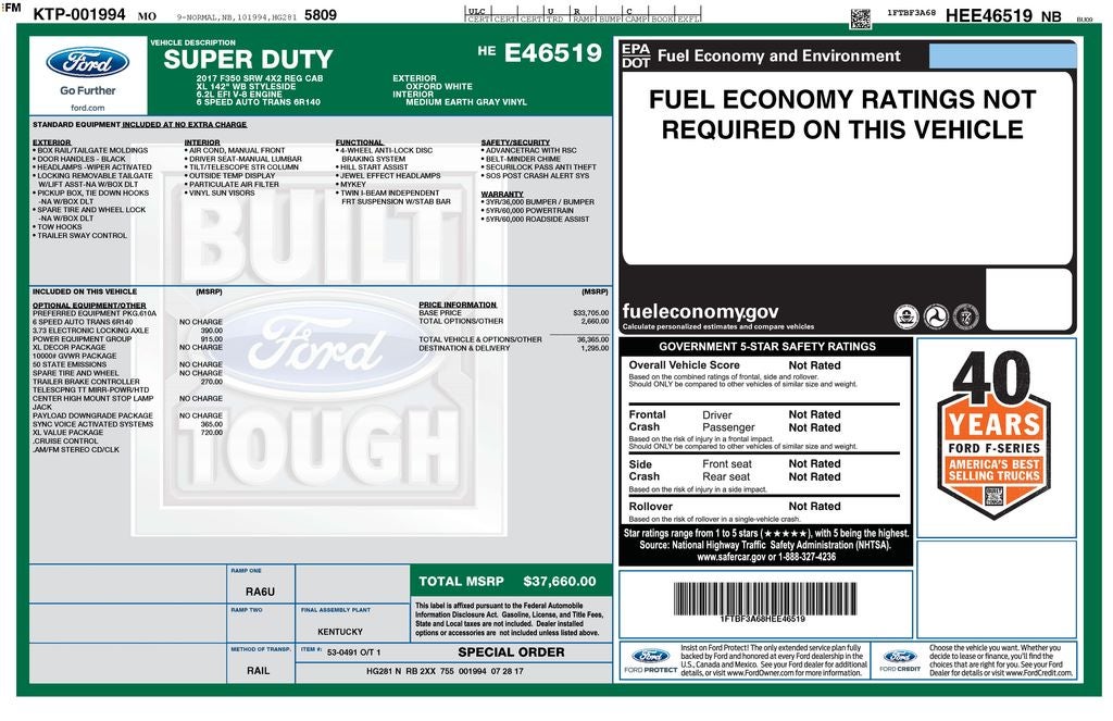 2017 Ford F-350SD XL