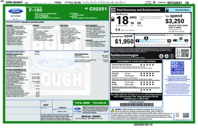 2022 Ford F-150 Tremor