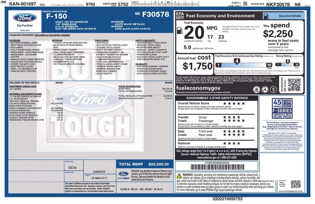 2022 Ford F-150 XLT