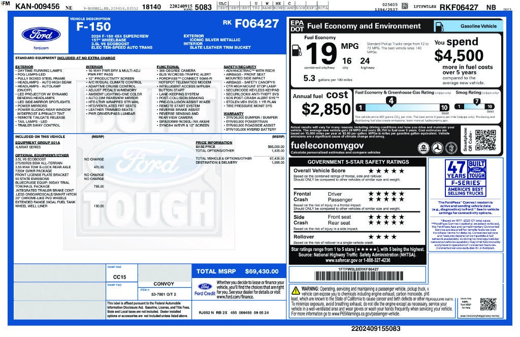 2024 Ford F-150 Lariat