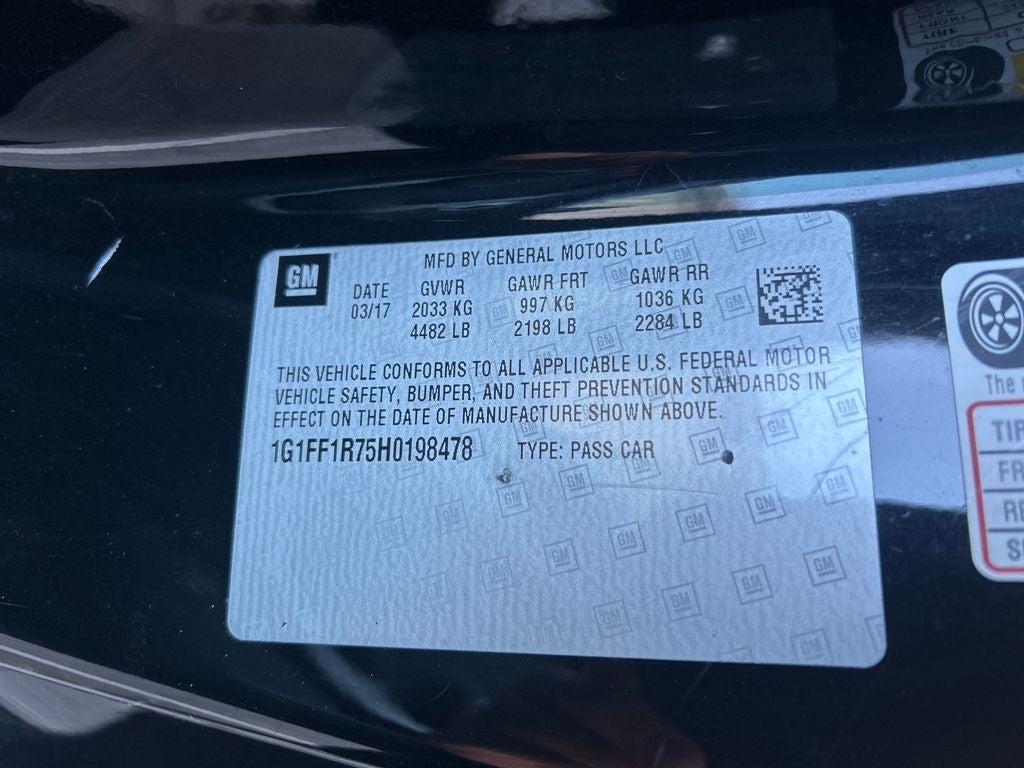 2017 Chevrolet Camaro SS 1SS