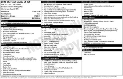 2020 Chevrolet Malibu LT