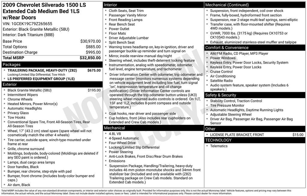 2009 Chevrolet Silverado 1500 LS