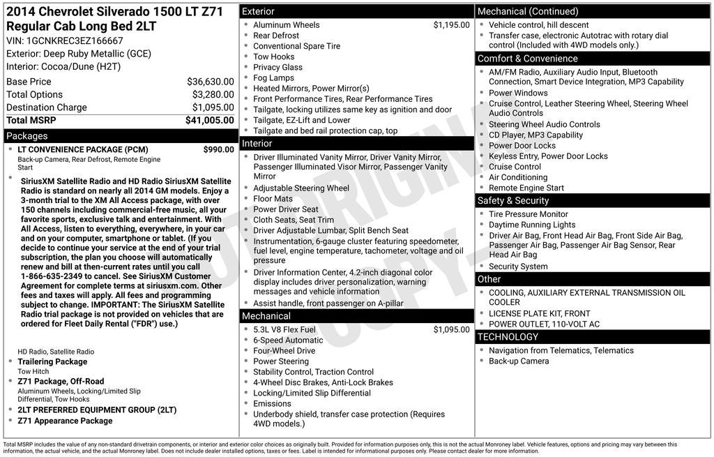 2014 Chevrolet Silverado 1500 LT LT2