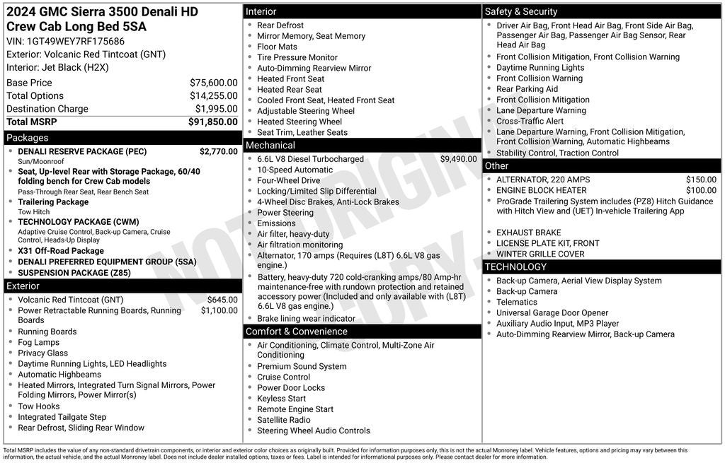 2024 GMC Sierra 3500HD Denali