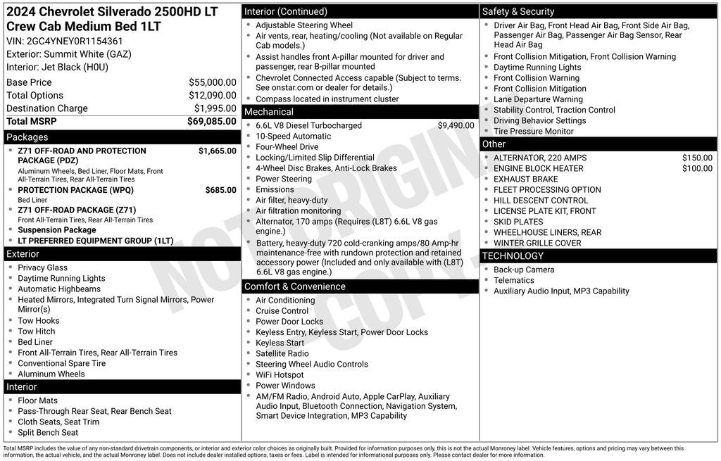 2024 Chevrolet Silverado 2500HD LT