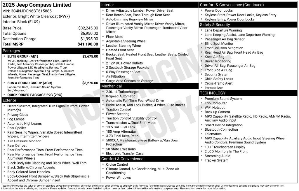 2025 Jeep Compass Limited