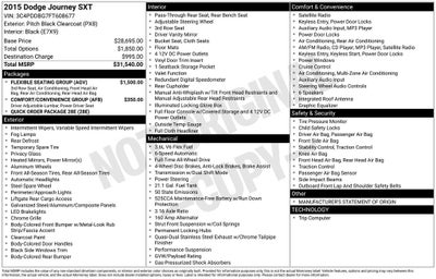 2015 Dodge Journey SXT