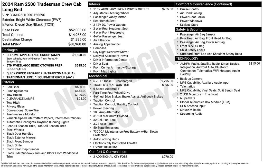 2024 RAM 2500 Tradesman