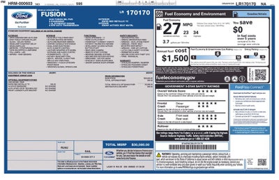 2020 Ford Fusion SEL