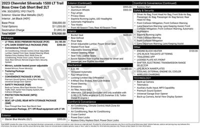 2023 Chevrolet Silverado 1500 LT Trail Boss