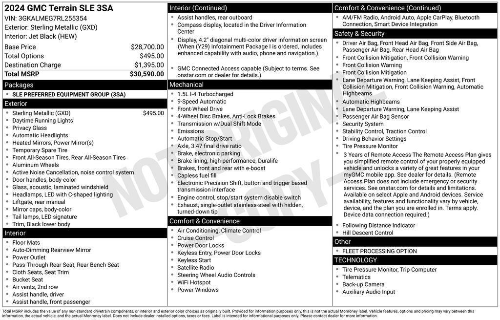 2024 GMC Terrain SLE