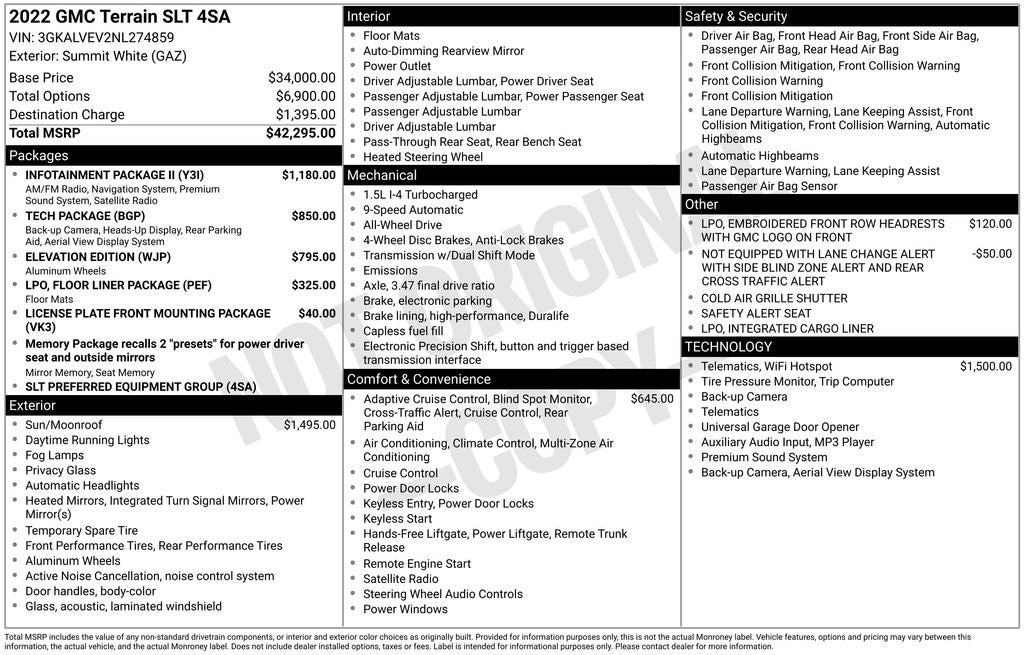 2022 GMC Terrain SLT