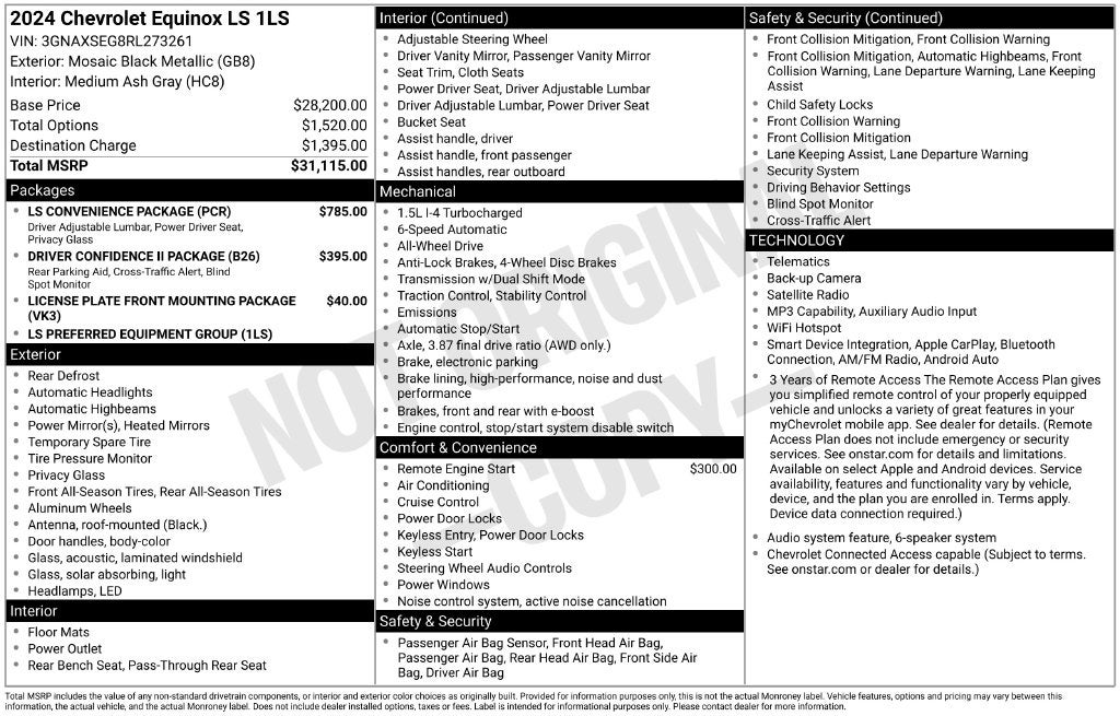 2024 Chevrolet Equinox LS