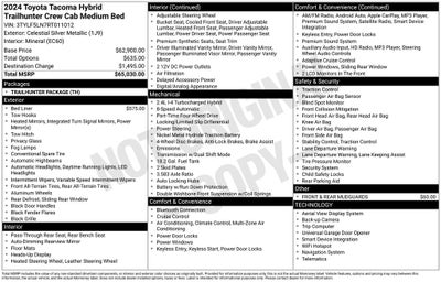 2024 Toyota Tacoma Hybrid Trailhunter