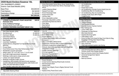 2020 Buick Enclave Essence