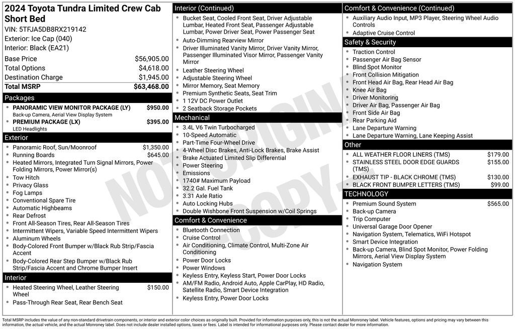 2024 Toyota Tundra Limited