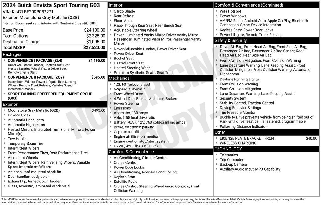2024 Buick Envista Sport Touring