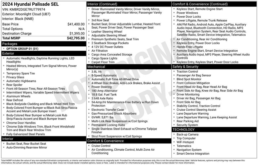 2024 Hyundai Palisade SEL
