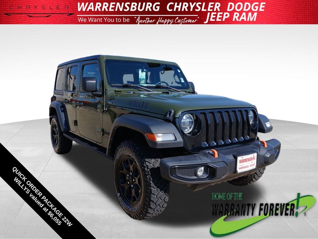 2022 Jeep Wrangler Unlimited Willys
