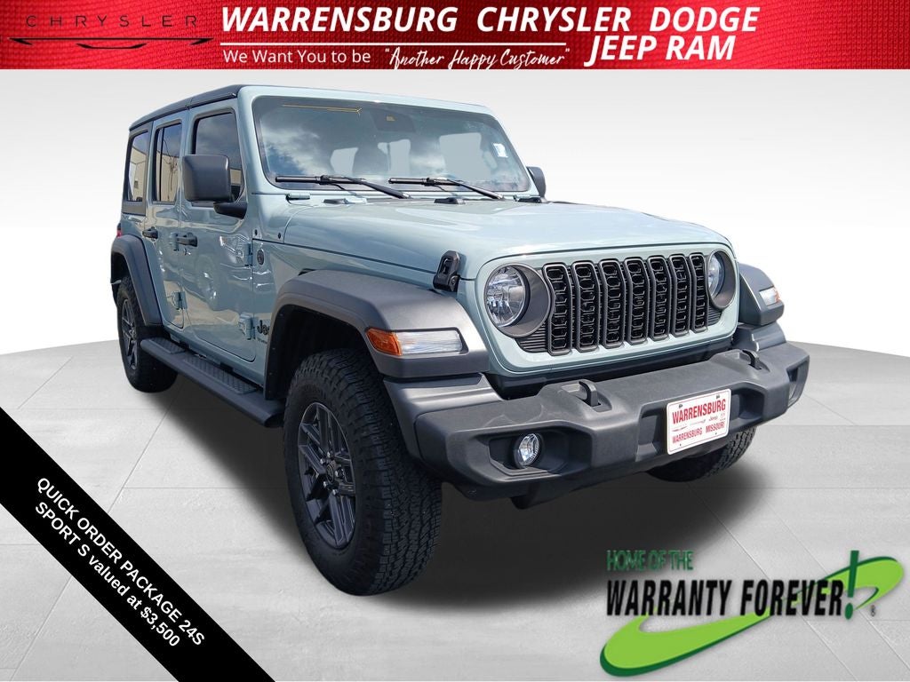 2024 Jeep Wrangler 4-Door Sport S 4x4