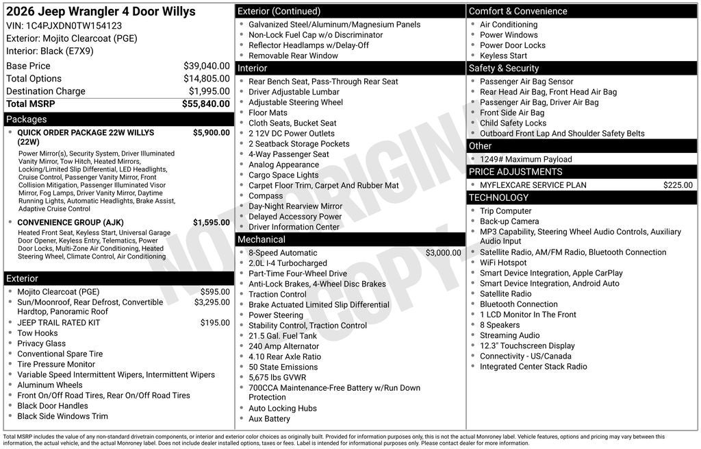 2026 Jeep Wrangler Willys