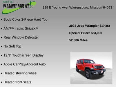 2024 Jeep Wrangler 4-Door Sahara 4x4