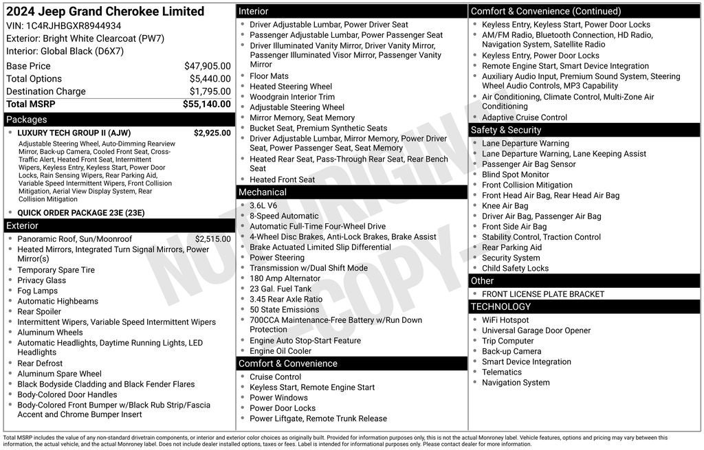 2024 Jeep Grand Cherokee Limited