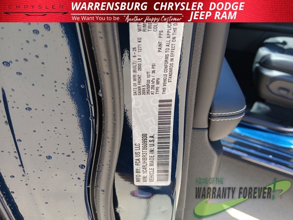2026 Jeep Grand Cherokee GRAND CHEROKEE LIMITED RESERVE 4X4