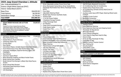 2023 Jeep Grand Cherokee L Altitude 4x4