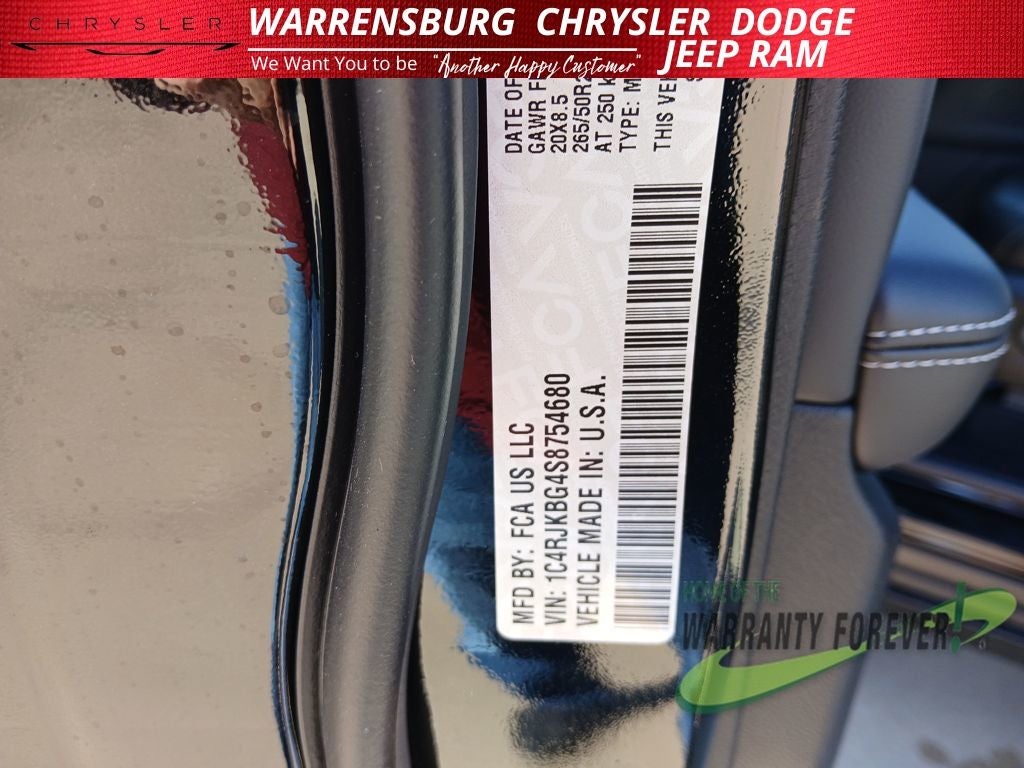 2025 Jeep Grand Cherokee GRAND CHEROKEE L LIMITED 4X4