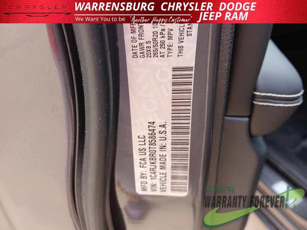 2026 Jeep Grand Cherokee GRAND CHEROKEE L LIMITED RESERVE 4X4