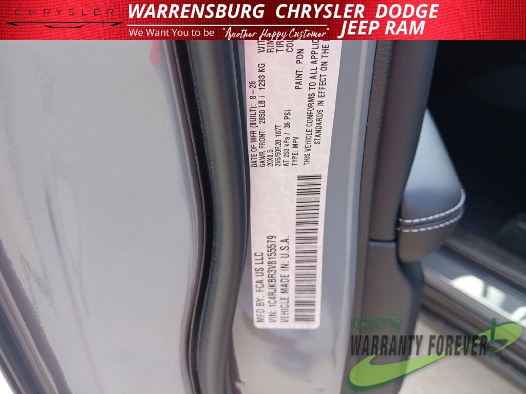2027 Jeep Grand Cherokee GRAND CHEROKEE L LIMITED 4X4
