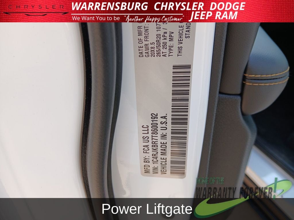 2026 Jeep Grand Cherokee GRAND CHEROKEE L 85TH ANNIVERSARY EDITION 4X4