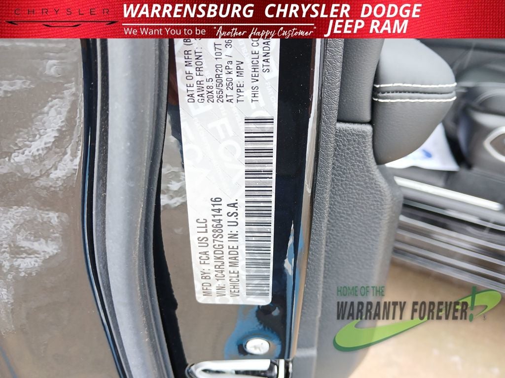 2025 Jeep Grand Cherokee GRAND CHEROKEE L OVERLAND 4X4