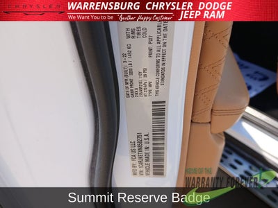 2022 Jeep Grand Cherokee L Summit Reserve 4x4
