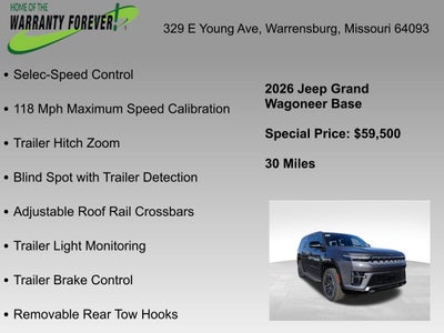 2026 Jeep Grand Wagoneer GRAND WAGONEER 4X4