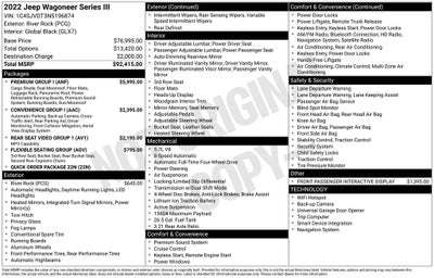 2022 Jeep Wagoneer Series III 4x4