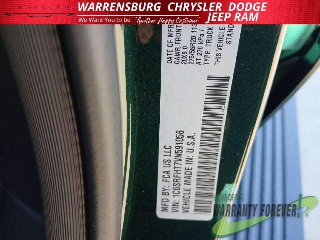2027 RAM Ram 1500 RAM 1500 LIMITED CREW CAB 4X4 5'7' BOX