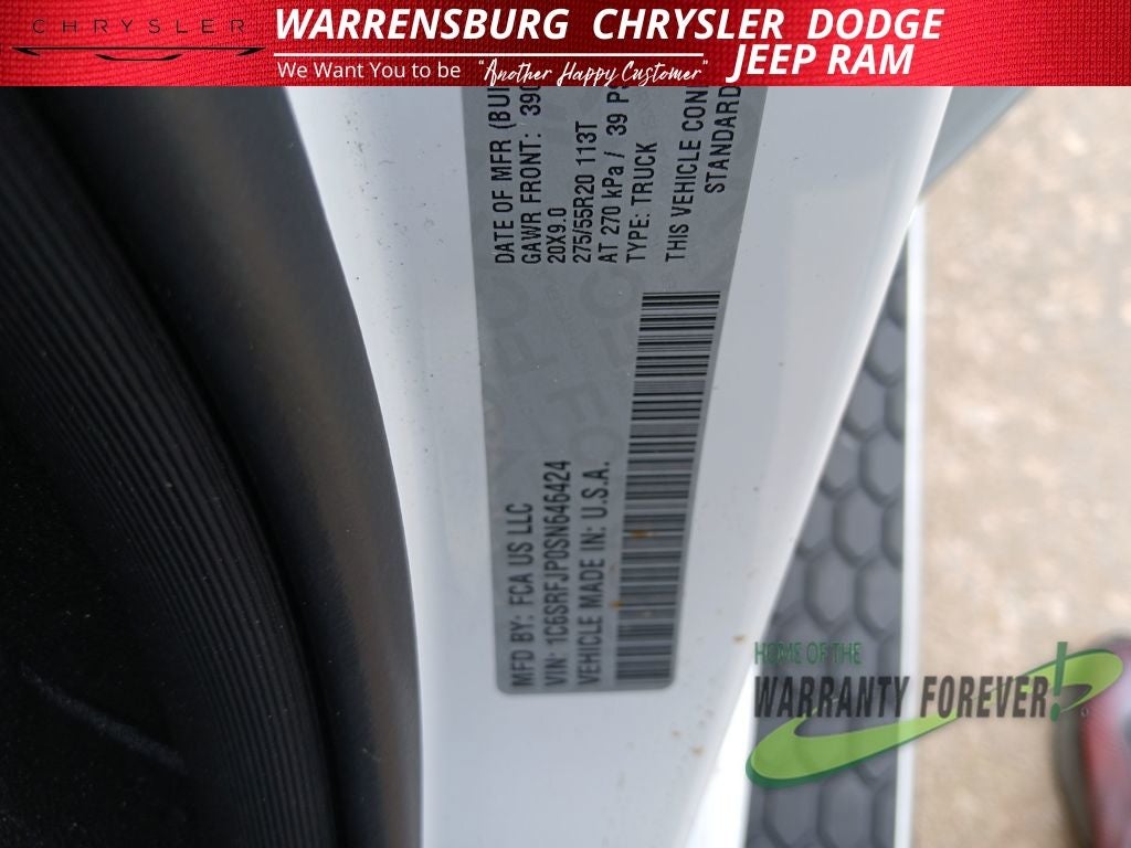 2025 RAM 1500 Laramie Crew Cab 4x4 5'7' Box