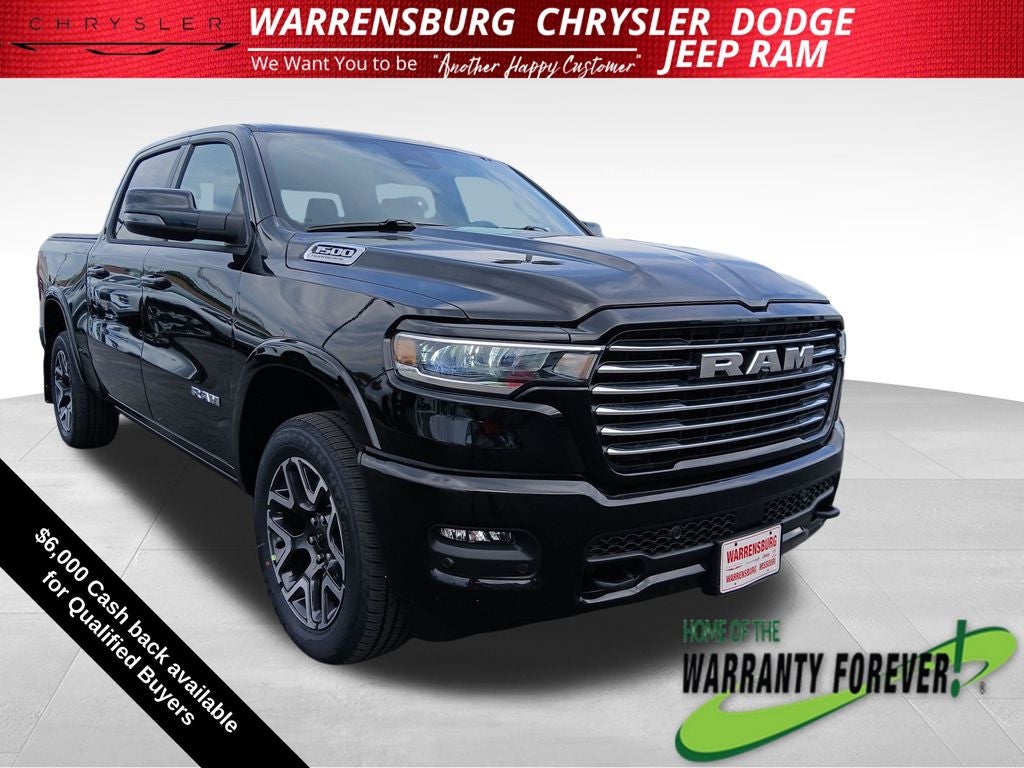 2026 RAM Ram 1500 RAM 1500 LARAMIE CREW CAB 4X4 5'7' BOX