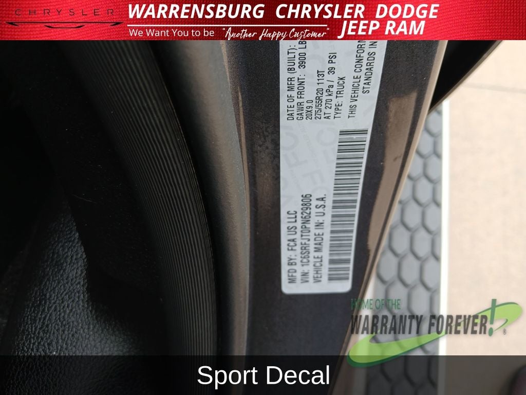 2023 RAM 1500 Laramie Crew Cab 4x4 5'7' Box