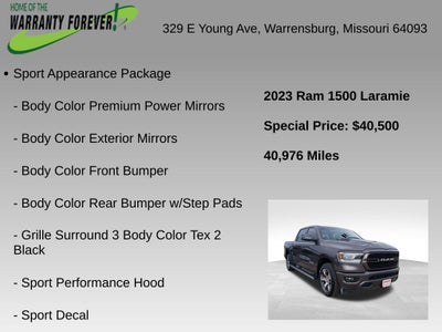 2023 RAM 1500 Laramie Crew Cab 4x4 5'7' Box