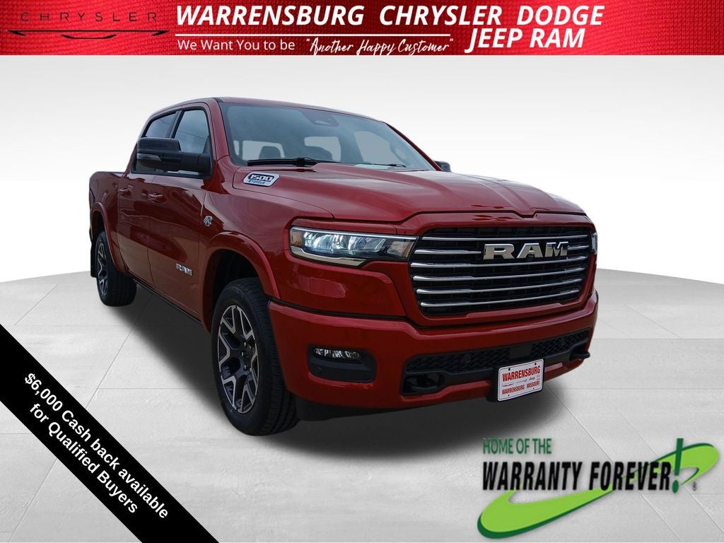 2026 RAM Ram 1500 RAM 1500 LARAMIE CREW CAB 4X4 5'7' BOX